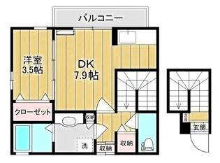 セジュールII【2階】の間取り