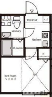 東京都東村山市野口町1【アパート】の間取り