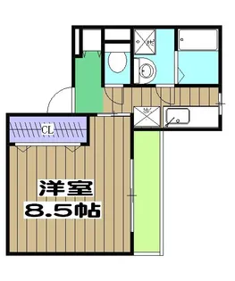 フォルム タテクラ【2階】の間取り