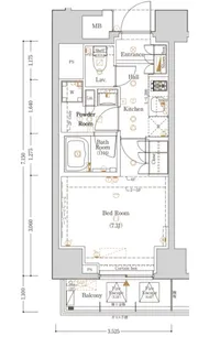 Log新川/ログ新川【4階】の間取り