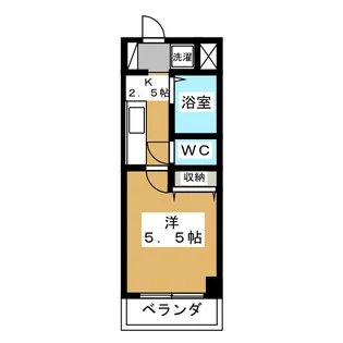 東京都中野区中野5【マンション】の間取り