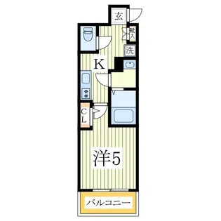 GENOVIA天王台【2階】の間取り