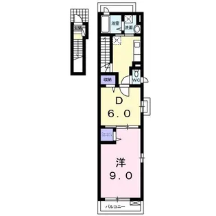 MADONNA【2階】の間取り