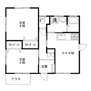 静岡県磐田市向笠竹之内【一戸建】の間取り
