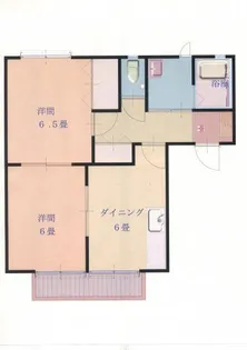 パーシモンハイツII【2階】の間取り