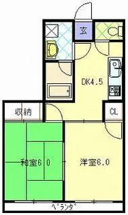 下道ビル【3階】の間取り