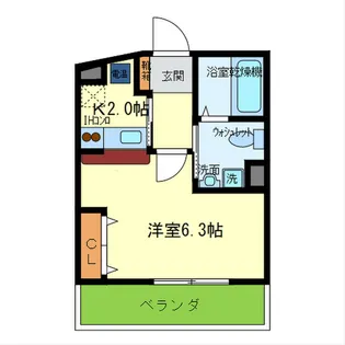 Celeb布施東【5階】の間取り