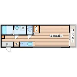 G-CREST土樋【1階】の間取り