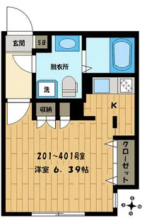 東京都中野区弥生町1【マンション】の間取り