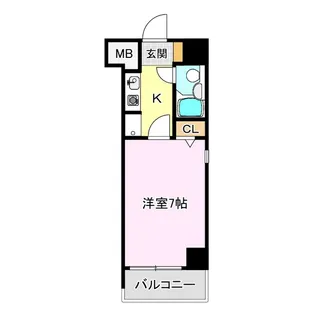 ファーストパレスIII【6階】の間取り