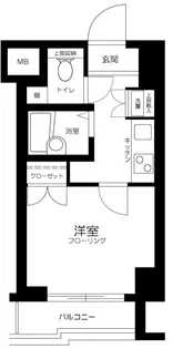 東京都港区三田5【マンション】の間取り