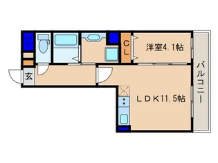 グレース桂川【3階】の間取り