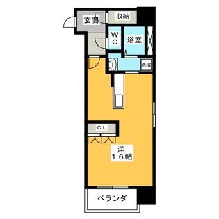 ペリエ ジュエ【9階】の間取り