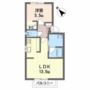 フォーレス羽塚B【2階】の間取り