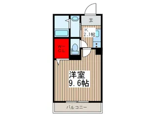 クレア栄町【2階】の間取り