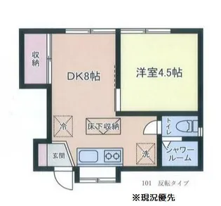 平和ハイツ小机【1階】の間取り