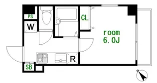 ヴェルト池袋ウエストフォート【6階】の間取り