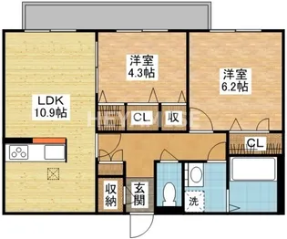 サモナーラ北門【3階】の間取り