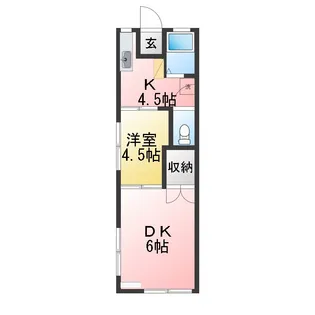 ラ・スフィンクス【2階】の間取り