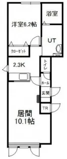 ベル B【1階】の間取り