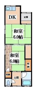 若竹荘【2階】の間取り