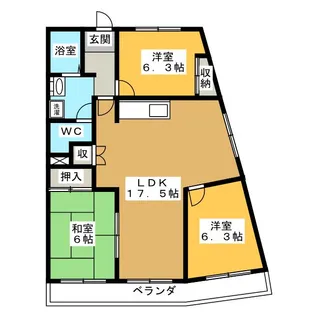 シャンポール八事【4階】の間取り