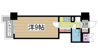 ダイアパレス西神戸【10階】の間取り