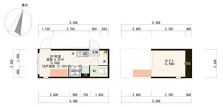 エディフィッシオ小竹向原【2階】の間取り