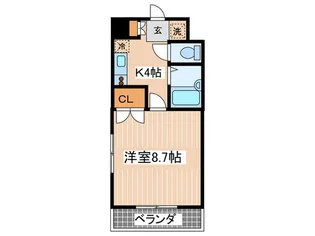 サンシャイン祇園【2階】の間取り