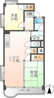 RESIDENCE MASAKI I S棟【2階】の間取り