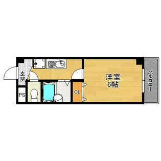 トーリエユタカ【5階】の間取り