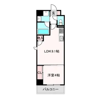 トーシンイーストビル【4階】の間取り