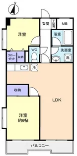 ドエル習志野台【4階】の間取り