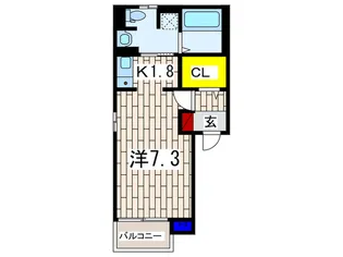 マーガレットSEA【1階】の間取り