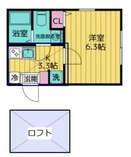 ベル・セゾン生田【2階】の間取り