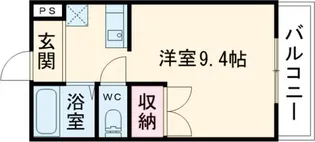 磐田グレイス第5マンション【4階】の間取り