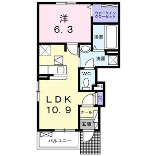 キャサブランカIII【1階】の間取り