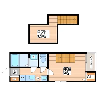 Frieden【1階】の間取り