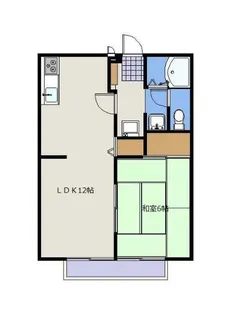 ビーライン差間 A【2階】の間取り