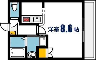 パークヒルズ天神川【7階】の間取り