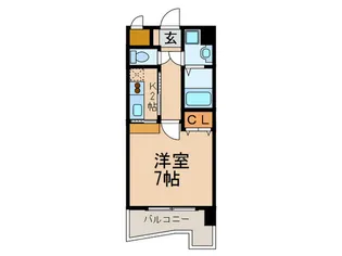 リバーサイド東比恵【5階】の間取り