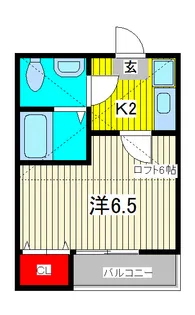 コンパートメントハウス鳩ヶ谷I【1階】の間取り