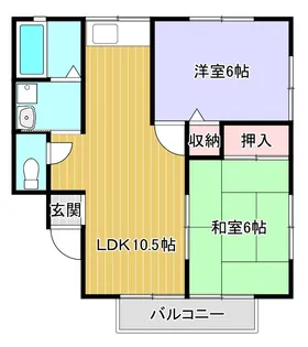 ボラボラ【2階】の間取り