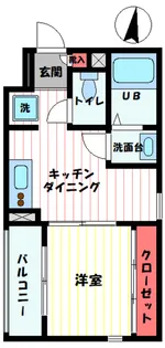 シャルマン白山【2階】の間取り
