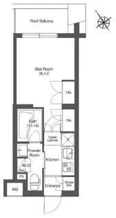 コンフォリア不動前【4階】の間取り