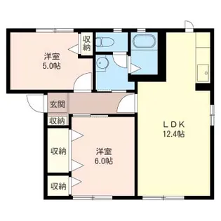 SPRUCEOKUTSUI【1階】の間取り