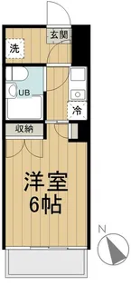 ハウス・エプタ【5階】の間取り