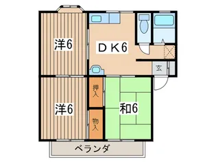 大光マンション【2階】の間取り