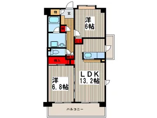 テラス・コンコード【7階】の間取り