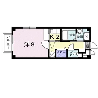 メゾン五条【1階】の間取り